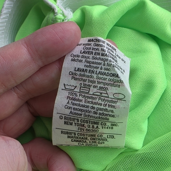 Rubie's Green Harem Belly Dancer Costume Size Medium - Picture 16 of 16